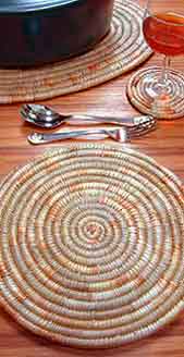 

   05685 Seafibre™ centremat   
   05686 Seafibre™ placemat   
   05687 Seafibre™ coaster   

