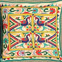 

   08871 Peacock cushion cover   

