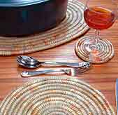 

   05685 Seafibre™ centremat   
   05686 Seafibre™ placemat   
   05687 Seafibre™ coaster   

