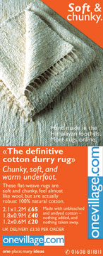 

   The «Definitive cotton durry»   
   Click for more
   information
.
