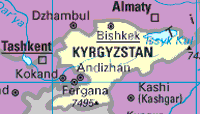 

   Kyrgyzstan
   outline map   

