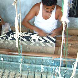 

   The weavers' co-op in Warangal   
.
